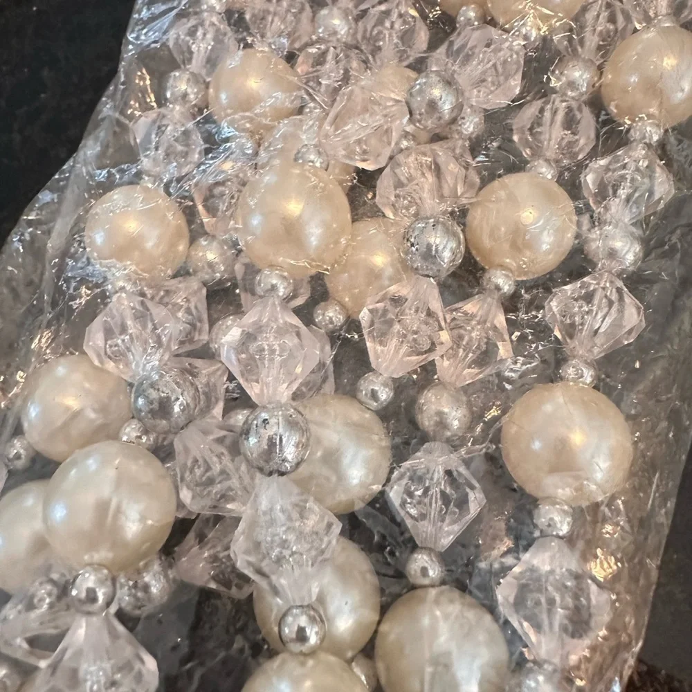 Vintage bead garland